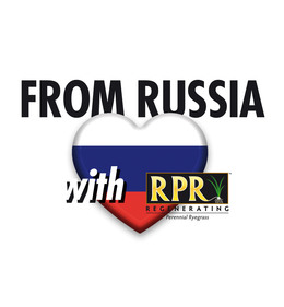 World Cup football with the grass seed of champions from Barenbrug