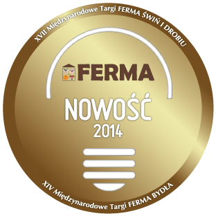 Znak NOWOŚĆ FERMA 2014